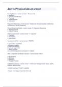 Jarvis Physical Assessment exam 2023 with 100&percnt; correct answers