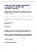 C468 INFORMATION MANAGEMENT AND THE APPLICATION OF TECHNOLOGY WGU&vert;UPDATED&VERIFIED&vert;100&percnt; SOLVED&vert;GUARANTEED SUCCESS