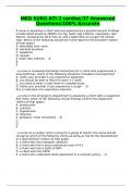 MED SURG ATI 2 cardiac&sol;37 Answered Questions&sol;100&percnt; Accurate