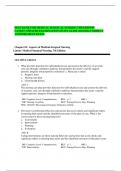 TEST BANK FOR MEDICAL SURGICAL NURSING 7TH EDITION  LATEST UPDATED EXAMINATION STUDY GUIDE 2023&sol;2024 CORRECT ANSWERS BEST EXAM&period;