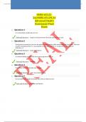 NUR 2392 &sol; NUR2392&colon; Multidimensional Care II &sol;  MDC 2 Exam 2 &lpar;2022&sol;2023&rpar;  Rasmussen College 