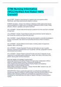 C790 Nursing Informatics &lpar;WGU&rpar;Verified And Rated 100&percnt; Correct&excl;&excl;
