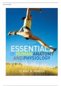 Test Bank For Essentials of Human Anatomy and Physiology By Marieb ISBN NO: 0321732022 Complete Guide