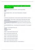 ABO Practical Exam with 100&percnt; Correct Answers 2023