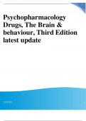 Psychopharmacology Drugs the Brain And Behavior 3rd Edition meyer Nursing Test Bank latest solution