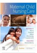 Test Bank For Maternal Child Nursing Care 7th Edition By Shannon E. Perry, Marilyn J. Hockenberry, Mary Catherine Cashion, Kathryn Rhodes Alden, Ellen Olshan Chapter 1-50 & Unit 1-12 Complete Guide 