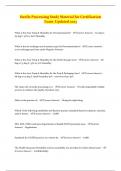 Sterile Processing Study Material for Certification Exam&lowbar;Updated 2023