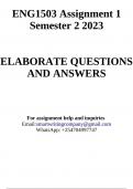 ENG1503 Assignment Semester 2 2023