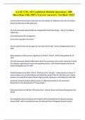 AAAE CM- All Combined Module Questions &vert; 600 Questions with 100&percnt; Correct Answers &vert; Verified &vert; 2023