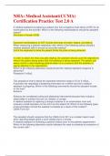 NHA&colon; Medical Assistant&lpar;CCMA&rpar; Certification Practice Test 2&period;0 A