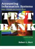 TEST BANK for Accounting Information Systems 4th Edition by Robert Hurt ISBN 978-0078025884. (Complete 17 Chapters in 1850 Pages)
