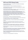 NCE and CPCE Study Guide
