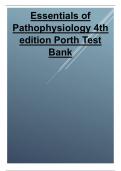 Essentials of Pathophysiology 4th edition 2024 latest updated by Porth Test Bank.pdf