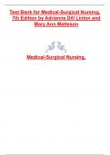 Test Bank Medical-Surgical Nursing; Concepts for Inter-professional Collaborative Care 9th Edition 2024 latest updated version 