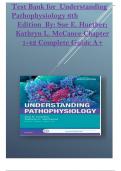  Understanding Pathophysiology 6th Edition 2024 latest revised update  By Sue E. Huether; Kathryn L. McCance Chapter 1-42 Complete Guide A+. 