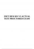 INET HESI RN V3 ACTUAL TEST PROCTORED EXAM