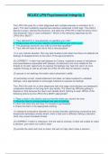 NCLEX LPN Psychosocial Integrity 3 - Questions&comma; Answers and Explanations