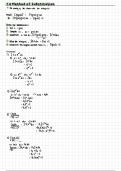 Method of Substitution | Calculus II Notes