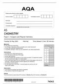 AQA 7404-1 CHEMISTRY PAPER 1-AS-MAY 23-Paper 1 Inorganic and Physical Chemistry