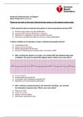 ACLS Exam Version B (50 Questions and Answers) Latest 2020/21