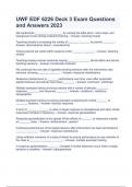 EDF 6226 Behavioral Assessments in Applied Behavior Analysis | EDF 6226 Exam 2 Questions and Answers, EDF 6226 Behavioral Assessments in Applied Behavior Analysis | EDF 6226 Exam 2 Study Guide, UWF EDF 6226 Deck 3 Exam Questions and Answers 2023 &  UWF ED