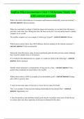 Sophia Microeconomics Unit 1 Milestone Study test with correct answers