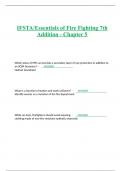 IFSTA/Essentials of Fire Fighting 7th Addition - Chapter 5