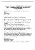 623 Adult - Abdominal - AG and FNP Certification Exam 4th ed&period; Winland-Brown and Dunph Questions With Complete Solutions