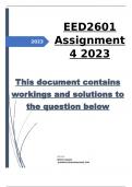 EED2601 Assignment 4 (COMPLETE ANSWERS) 2023 