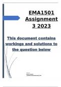 EMA1501 Assignment 3 