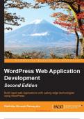 WordPress Web Application Development, Second Edition.