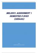 MRL2601 Assignment 1 Semester 2 2023 (588435)