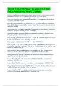 Texas Funeral Prearrangement Exam Package Deal -Solved