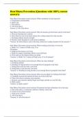 Heat Illness Prevention &lpar;Questions with 100&percnt; correct answers&rpar;