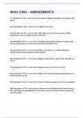WGU C963 - AMENDMENTS&vert;UPDATED&VERIFIED&vert;100&percnt; SOLVED&vert;GUARANTEED SUCCESS