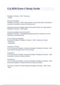 SUMMERY EXAM 2 STUDY GUIDE &lpar;NEW UPDATE&rpar; CJL 3038 &lpar;Verified Questions & Answers&rpar;