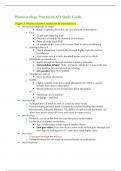 NUR 336 Pharmacology Proctored ATI Study Guide 2023- Arizona College
