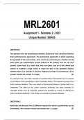 MRL2601 Assignment 1 Semester 2 2023 Solutions. 