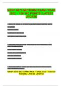 NRNP 6675-15 Week 6 Midterm Exam