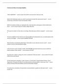 Professional Military Knowledge Eligibility  questions and 100&percnt; correct answers
