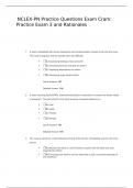 NCLEX-PN Practice Questions Exam Cram: Practice Exam 3 and Rationales