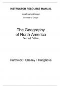 2023-2024 Sorted with the [Geography of North America, The Environment, Culture, Economy,Hardwick,2e] Comprehensive Guide
