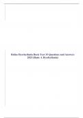 Relias Dysrhythmia Basic Test 35 Questions and Answers 2023 &lpar;Basic A Dysrhythmia&rpar;