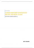HUMAN ANATOMY & PHYSIOLOGY  &lpar;BLOOD LAB MODE 2&rpar; QUIZ 