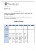Time management &lpar;online student edition&rpar;