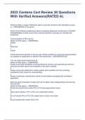 2023 Centene Cert Review 30 Questions With Verified Answers&lpar;RATED A&rpar;