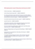 NLN math practice exam 50 Questions with Answers 2023&comma;100&percnt; CORRECT