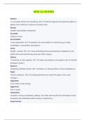 HESI A2 WORDS - QUESTIONS AND ANSWERS&comma; LATEST VERSION 2023&sol;2024