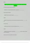 CRCST CERTIFICATION&colon; PROGRESS TEST 2TEST RATED 100 &percnt; CORRECT