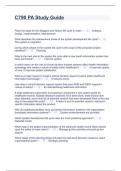 C790 PA Study Guide&period;